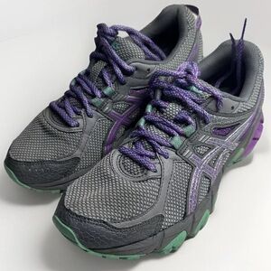ASICS Gel Sonoma 2 Women's  7 D Wide Trail Running Athletic Shoes Purple Teal